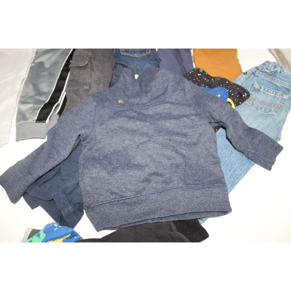 Huge Lot 18 Pieces Boys 18 Months Clothes Pants Shorts Carters Oshkosh Old Navy